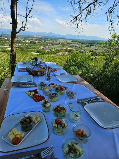 Geheimes Weinberge Picknick "Tischlein deck dich" ab 8 Personen