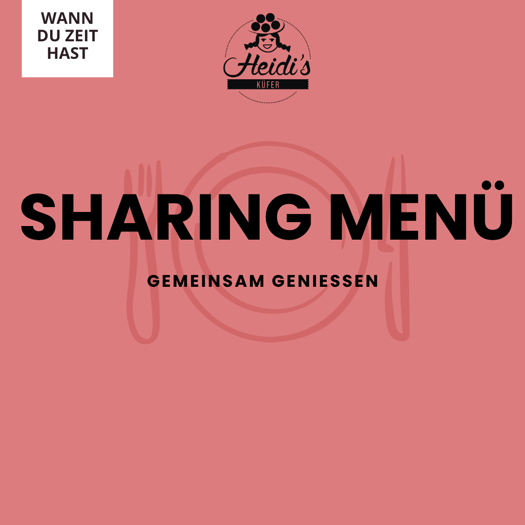 SHARING 5 GANG MENÜ MAI