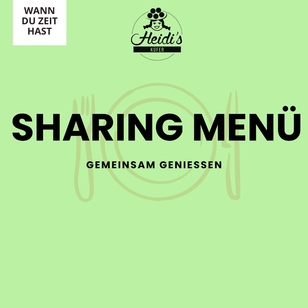 SHARING 5 GANG MENÜ APRIL