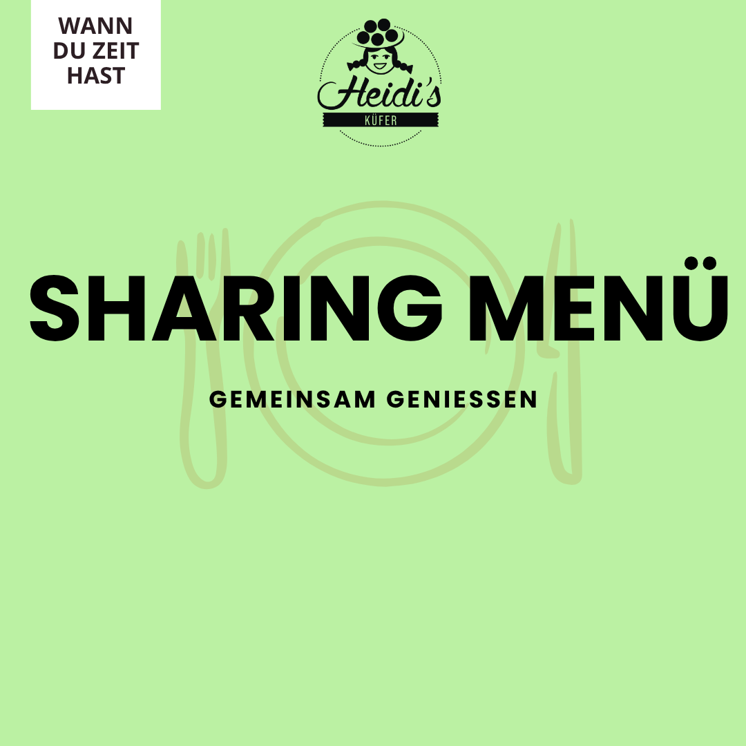 SHARING 5 GANG MENÜ APRIL