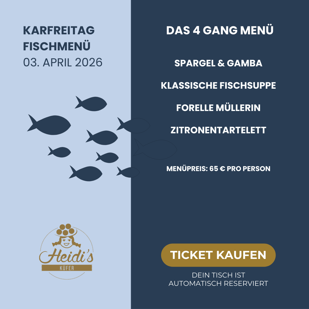 Karfreitag Fischmenü 03.04.2026