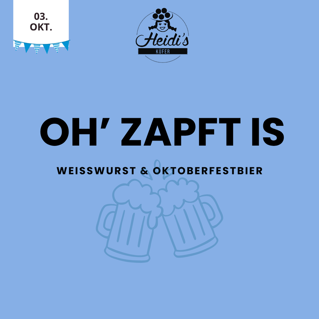 Oktoberfest Weißwurst- Frühstück